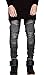 Krralinlin Men Slim Fit Casual Skinny Distressed Denim Biker Jeans Hiphop Pants