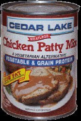 Cedar Lake Chicken Patty Mix, 4.5 oz can (Case of 12)