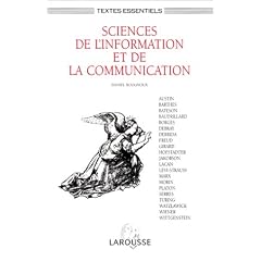 Sciences de l'information et de la communication