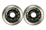 Razor Scooter Replacement Wheels Set with Bearings (clear)