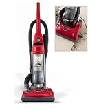 New Dirt Devil Ultra Swivel Glide Bagless 12 Amp Upright Vacuum Red Patented Swivel Casters