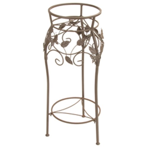 Amertac 5865R Butterfly Plant Stand, Rust Plant Holder
