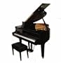 Cameron & Sons CSM-50 EBHP 4' 11'' Acoustic Grand Piano, Polished Black