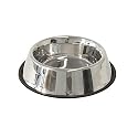 Edelstahlnapf mit Gummiring 1,8 l