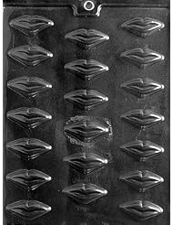 Buy BITE SIZE LIPS Valentine Candy Mold chocolate by CybrTrayd