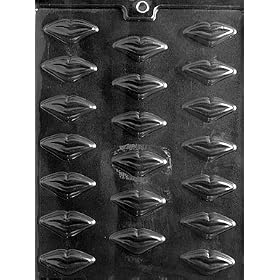 Buy BITE SIZE LIPS Valentine Candy Mold chocolate by CybrTrayd now!