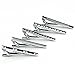 PiercingJ 5-10pcs Set Stainless Steel Exquisite GQ Classic Tie Bar Clip, 2.3 Inches
