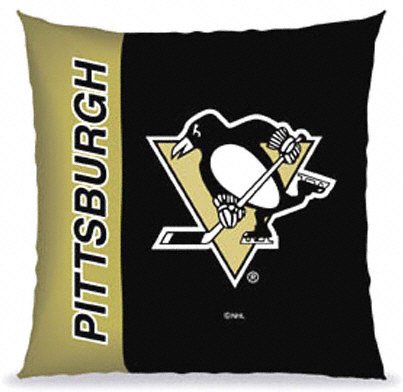Buy Pittsburgh Penguins 27 inch Vertical Stitch Floor Pillow by Biederlack