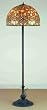 64 Inch H Jade Scroll Floor Lamp Floor Lamps