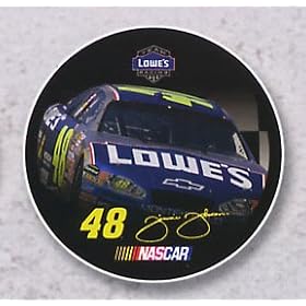 AutoCoaster NASCAR~ Jimmy Johnson 48 ~ Tile Drink Coaster for car cupholder ~ code CC048N by Highland Graphics Creative Ventures