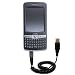 Coiled Power Hot Sync and Charge USB Data Cable w/ Tip Exchange for the BenQ P50 - Gomadic Brand