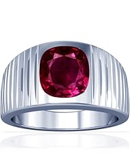 Platinum Cushion Cut Ruby Solitaire Ring (GIA Certificate)