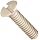 PEEK Machine Screw, Flat Head, Slotted Drive