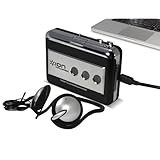 ION TAPE EXPRESS PORTABLE TAPE-TO-MP3 CONVERTER/PLAYER WITH HEADPHONES