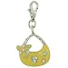 Yellow Purse Clasp Charm Pendant