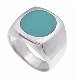 Men's Sterling Silver Turquiose Ring