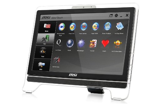 MSI AE2010-076LA 20-Inch All-In-One Multi Touch Screen PC - Black