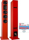 1 Paar mivoc Standpunkt rot 3-Wege Standlautsprecher 200 Watt R.M.S. / 400 Watt max.