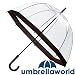 New Frame! Clear Dome Fulton Umbrella BLACK. As used by the Queen!