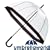 New Frame! Clear Dome Fulton Umbrella BLACK. As used by the Queen!