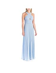 Chiffon/Polyester Halter Keyhole Pleated Evening Dress 