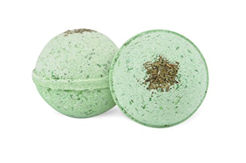 2 x Awaken Your Senses - Energizing Ultra Lush Bath Bombs - Peppermint, Clary Sage and Juniper Berry