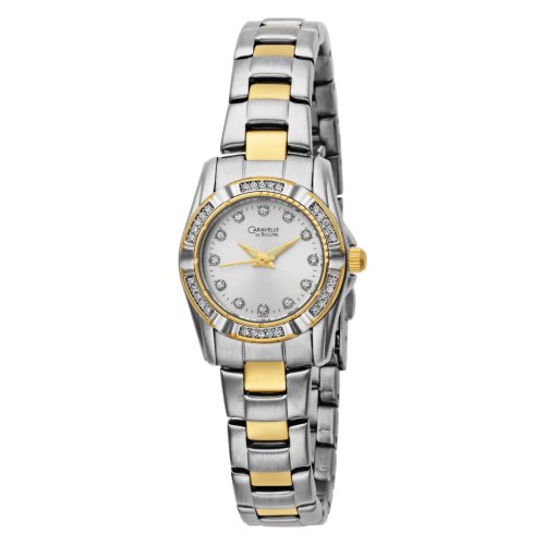 Caravelle by Bulova Women's 45L83 Crystal Accented Silver Dial Watch
