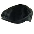 NWT 100% COTTON IVY DRIVING GOLF CAP LINED HAT BLACK MEDIUM