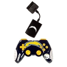 Click here to buy Playstation 2 San Diego Chargers Wireless Game Pad by Mad Catz.