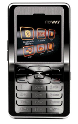 My Way - Téléphone portable - Slim Chrome