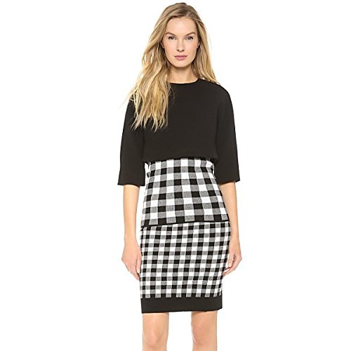 Derek Lam(デレクラム) レディース カットソー Short Sleeve Top Black [並行輸入品]