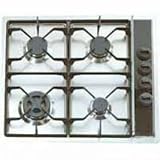 Verona: CTG424S 24'' Gas Cooktop with 4 Sealed Burners, Electric Ignition, Variable Start Burners &