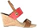 AK Anne Klein Women's Taye Leather Wedge Sandal
