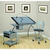 Glass Futura Drafting Table Collection
