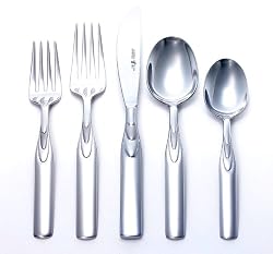 J.A. Henckels Classic Series Rapture 45-Piece Flatware Set, Service for 8