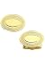 Solid 14K Gold Cufflinks Side-Oval