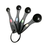 SoftWorks 4-piece Plastic Measuring Spoons