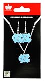North Carolina Tar Heels - NCAA Earrings & Pendant Necklace Gift Set