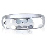 6mm Hammered Tungsten Band