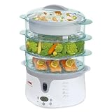 Seb - VN4000 - Cuiseur Vapeur - Vitasaveur Digital - 9 L - Blanc