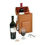 Royce Leather Connoisseur Wine Carrier (Tan)