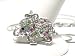 Multi Colored Crystal Elephant Pendant Necklace Fashion Jewelry