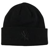 New York Yankees - Logo Black Cuff Beanie