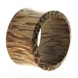 7/8 Inches Organic Double Flare Coconut Wood Tunnel