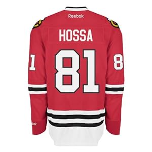 Marian Hossa Chicago Blackhawks Reebok Premier Replica Home NHL Hockey Jersey Size XL