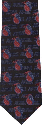 Detroit Pistons New Novelty Tie 100% Silk