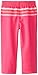adidas Little Girls' Performance Pant, Pink Glo, 5