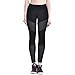 Lookatool Women High Waist Fitness Yoga Sport Pants Nine Points Leggings (S, Black)