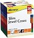 Electronics : CD JEWEL CASES30 PACK COLOR SLIM