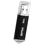 SP シリコンパワー USB2.0 Ultima-II I-Series 32GB メタル型 ブラック 永久保証 SP032GBUF2M01V1K